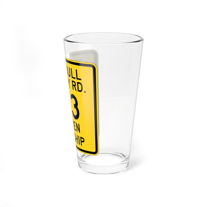 Trumbull County Route 143 OH (Ohio) (Road Sign) Pint Glass 16oz - Go Mug Yourself