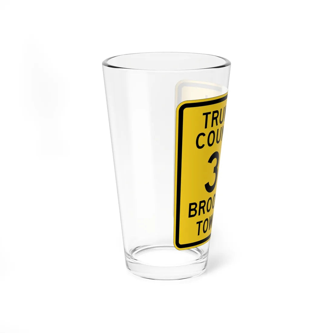 Trumbull County Route 331 OH (Ohio) (Road Sign) Pint Glass 16oz - Go Mug Yourself