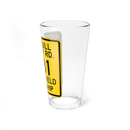 Trumbull County Route 331 OH (Ohio) (Road Sign) Pint Glass 16oz - Go Mug Yourself