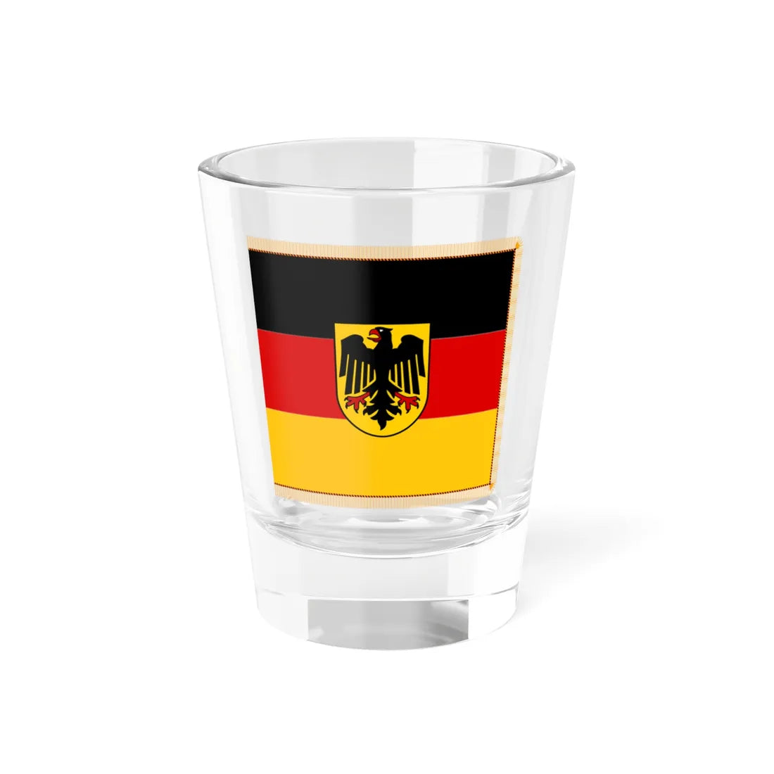 Truppenfahne der Bundeswehr (Germany) Shot Glass 1.5oz 1.5oz - Go Mug Yourself