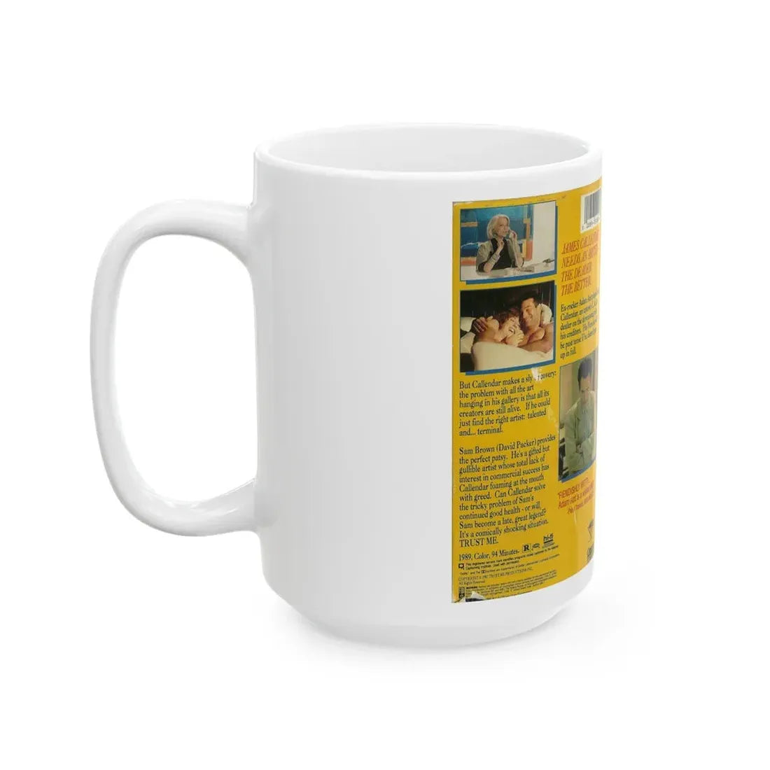 TRUST ME (VHS COVER) - White Coffee Mug - Go Mug Yourself