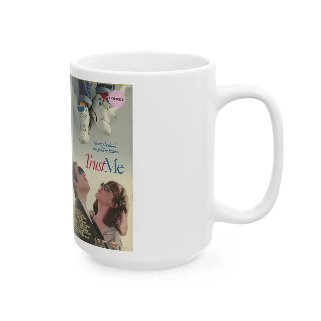 TRUST ME (VHS COVER) - White Coffee Mug - Go Mug Yourself