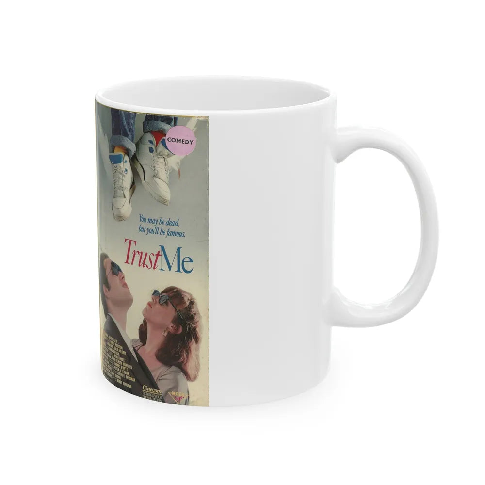 TRUST ME (VHS COVER) - White Coffee Mug-Go Mug Yourself