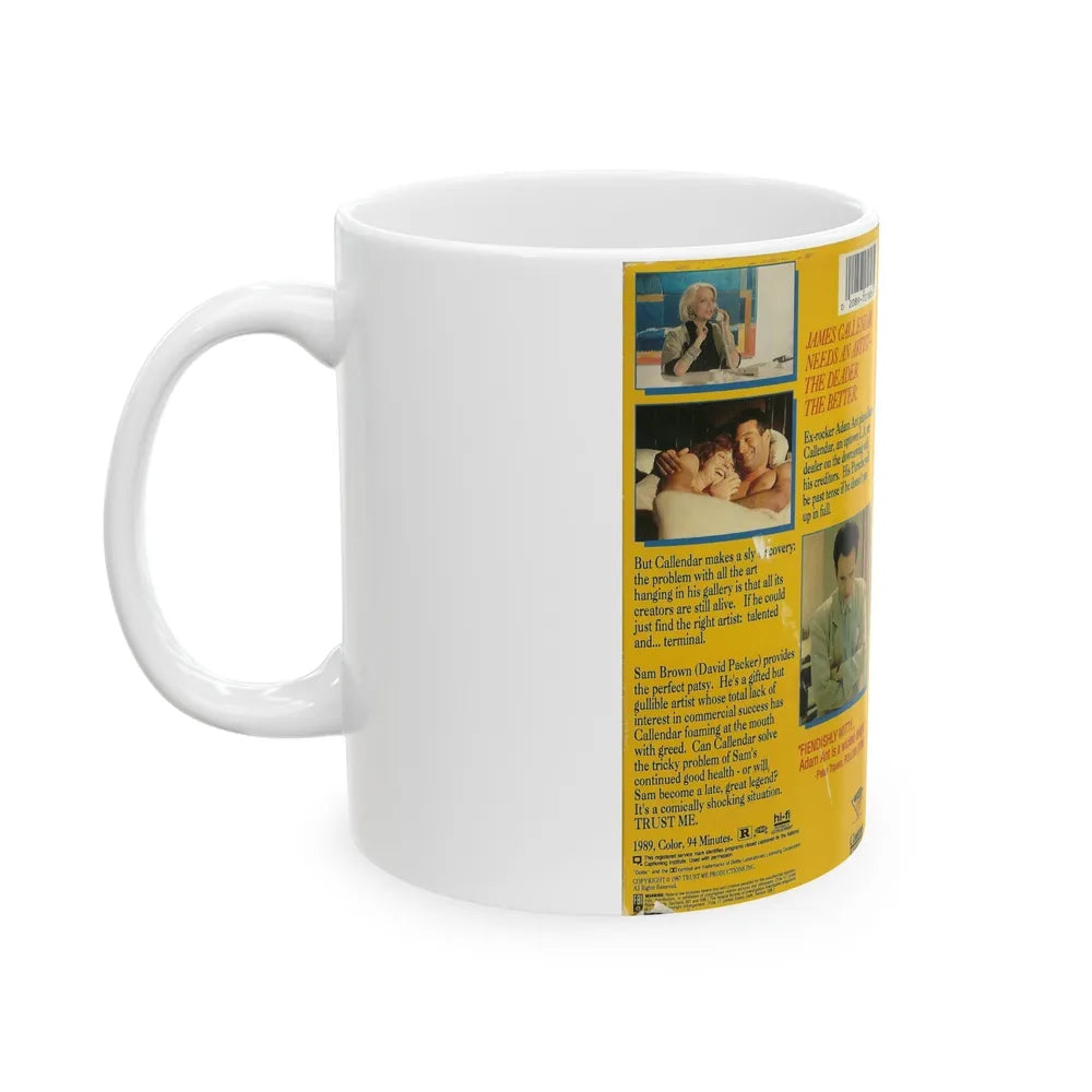 TRUST ME (VHS COVER) - White Coffee Mug-Go Mug Yourself