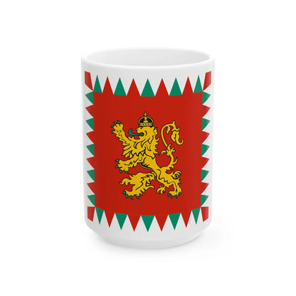 Tsar of Bulgaria standard (Bulgaria) White Coffee Mug 15oz - Go Mug Yourself