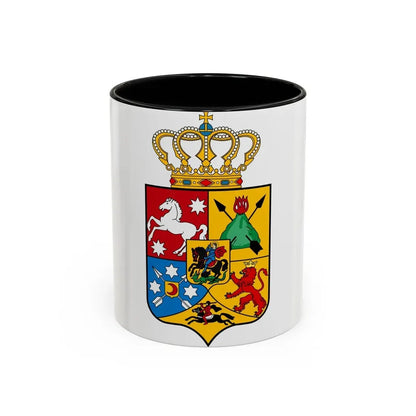 Tsardom of Georgian Emblem - Accent Coffee Mug 11oz Black - Go Mug Yourself
