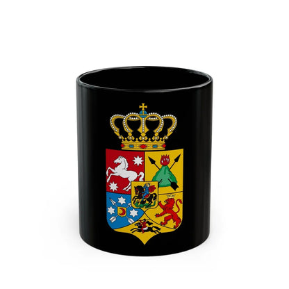 Tsardom of Georgian Emblem - Black Coffee Mug-11oz-Go Mug Yourself