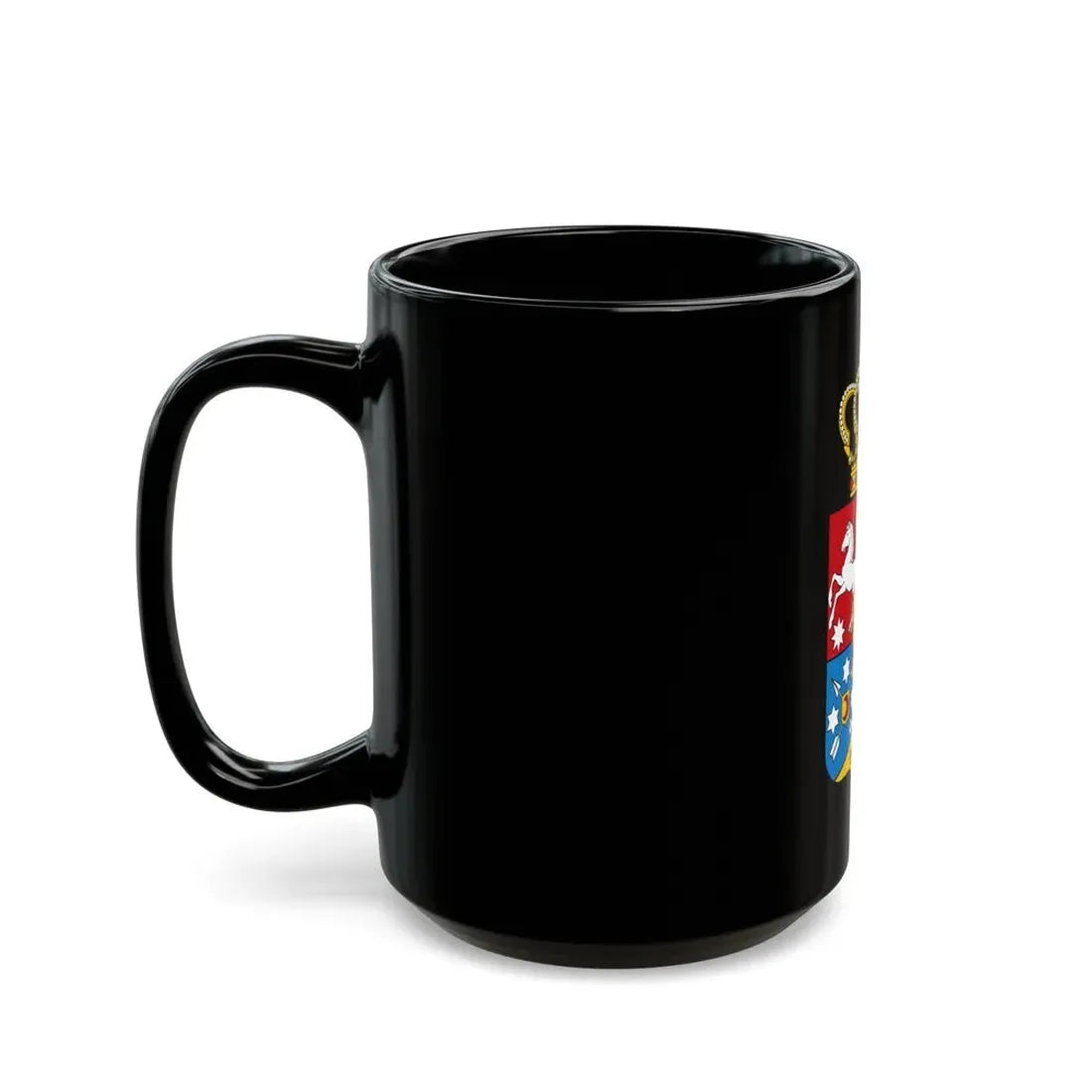 Tsardom of Georgian Emblem - Black Coffee Mug - Go Mug Yourself