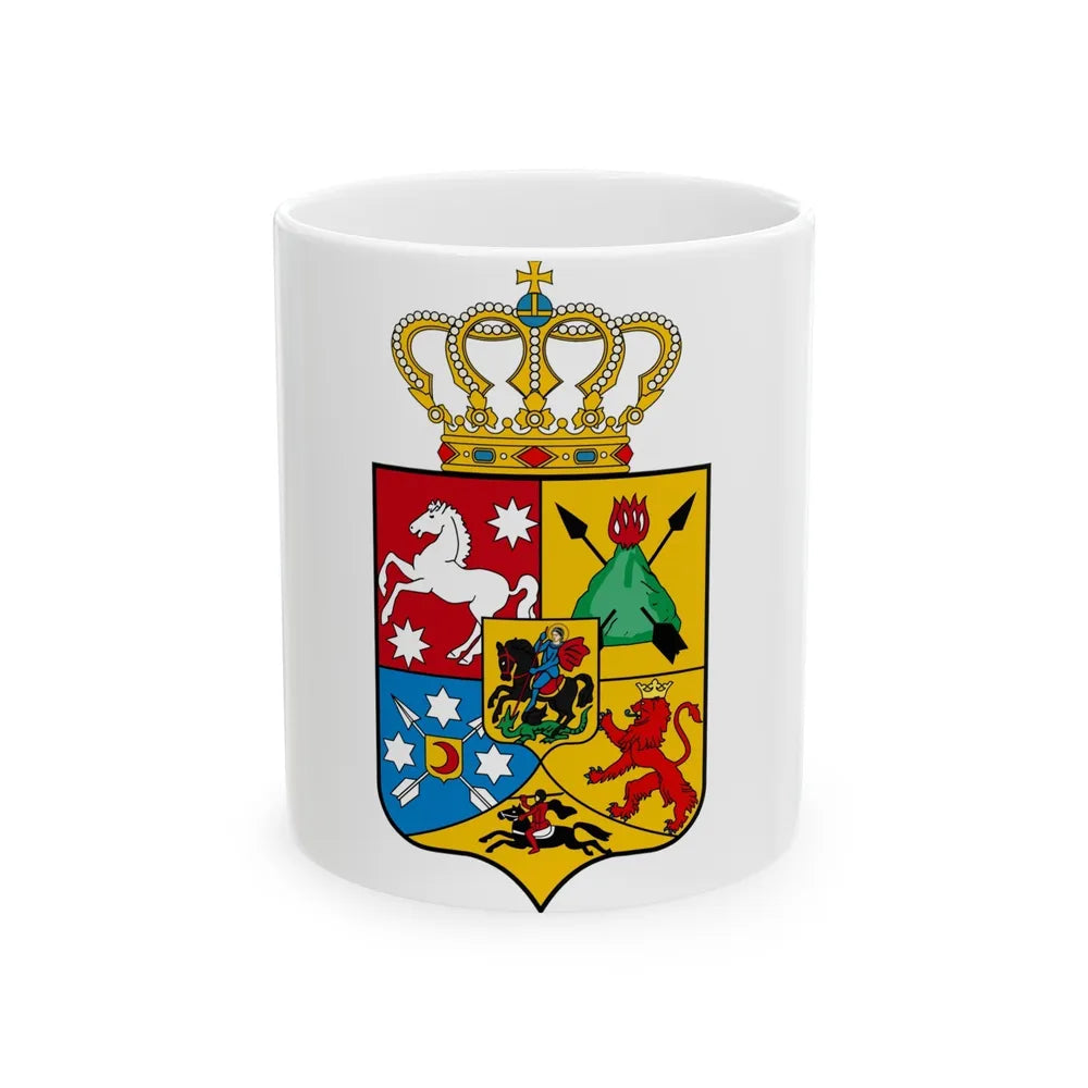 Tsardom of Georgian Emblem - White Coffee Mug-11oz-Go Mug Yourself