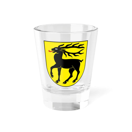 Tschierv wappen (Switzerland) (Coat of Arms) Shot Glass 1.5oz 1.5oz - Go Mug Yourself