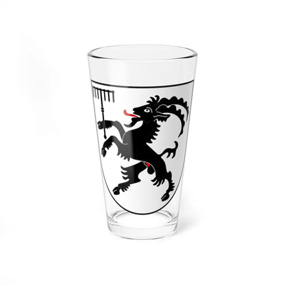 Tschlin wappen (Switzerland) (Coat of Arms) Pint Glass 16oz 16oz - Go Mug Yourself
