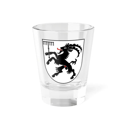 Tschlin wappen (Switzerland) (Coat of Arms) Shot Glass 1.5oz 1.5oz - Go Mug Yourself