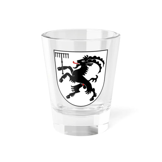 Tschlin wappen (Switzerland) (Coat of Arms) Shot Glass 1.5oz 1.5oz - Go Mug Yourself