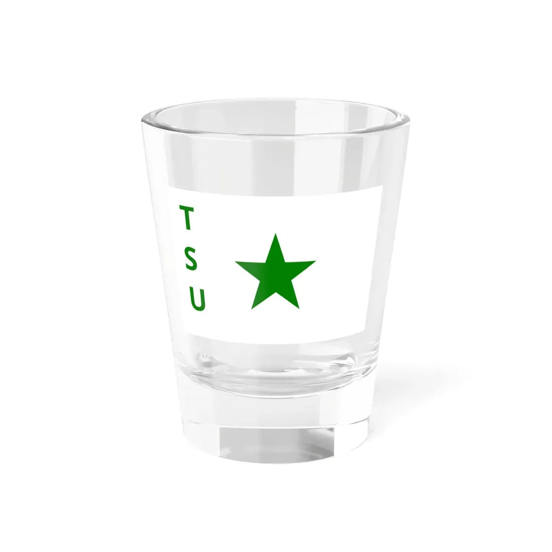 TSU-flag (India) Shot Glass 1.5oz 1.5oz - Go Mug Yourself