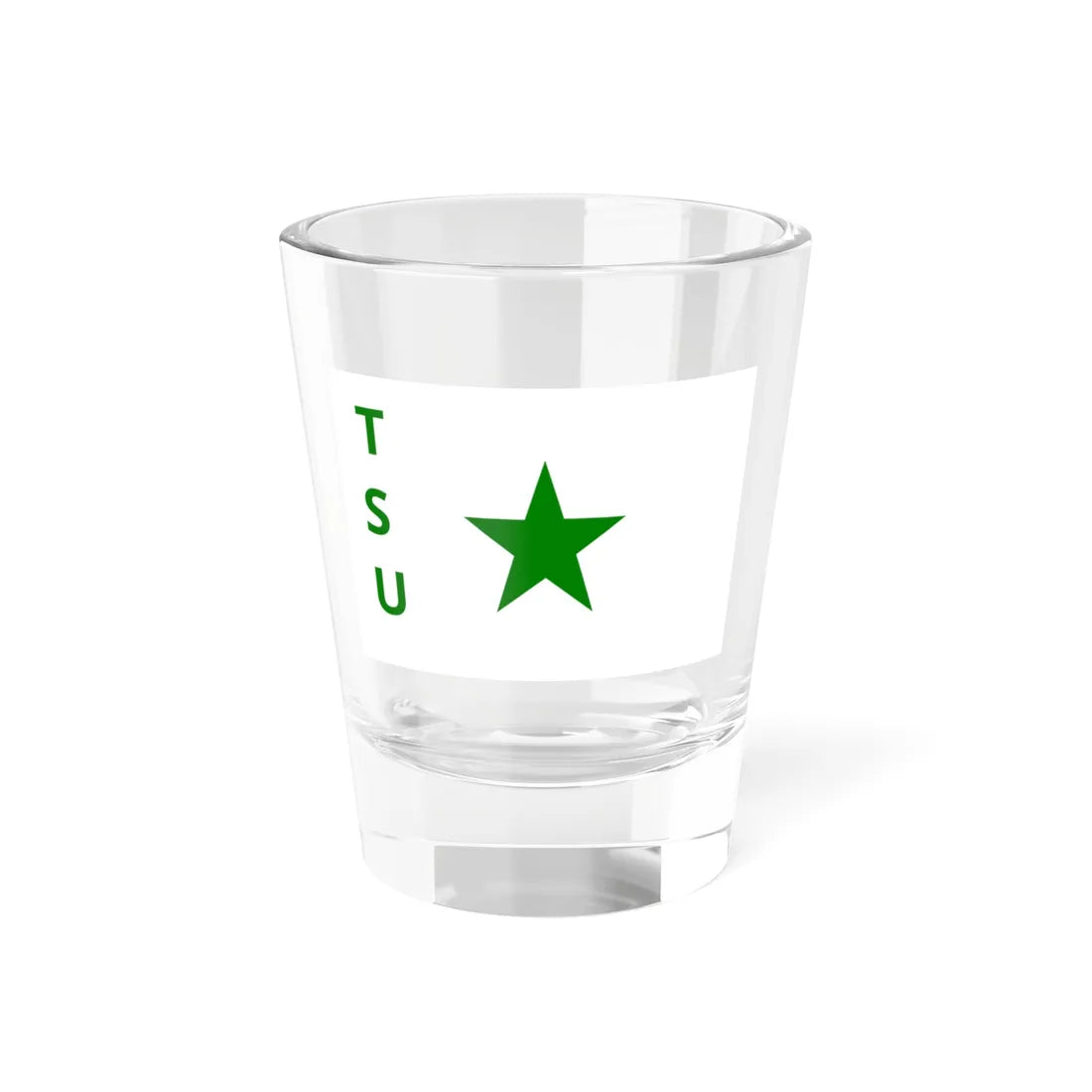 TSU-flag (India) Shot Glass 1.5oz 1.5oz - Go Mug Yourself