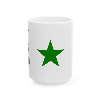 TSU-flag (India) White Coffee Mug 15oz - Go Mug Yourself