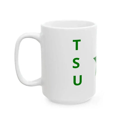 TSU-flag (India) White Coffee Mug - Go Mug Yourself