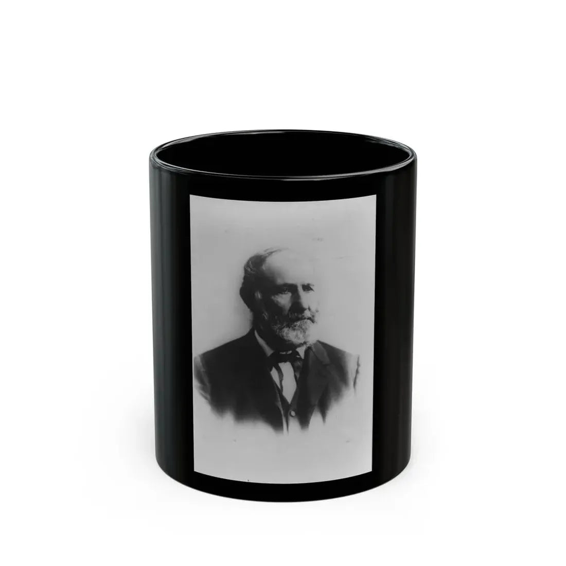 T.T. Garrard, Head-And-Shoulders Portrait, Facing Right (U.S. Civil War) Black Coffee Mug 11oz - Go Mug Yourself