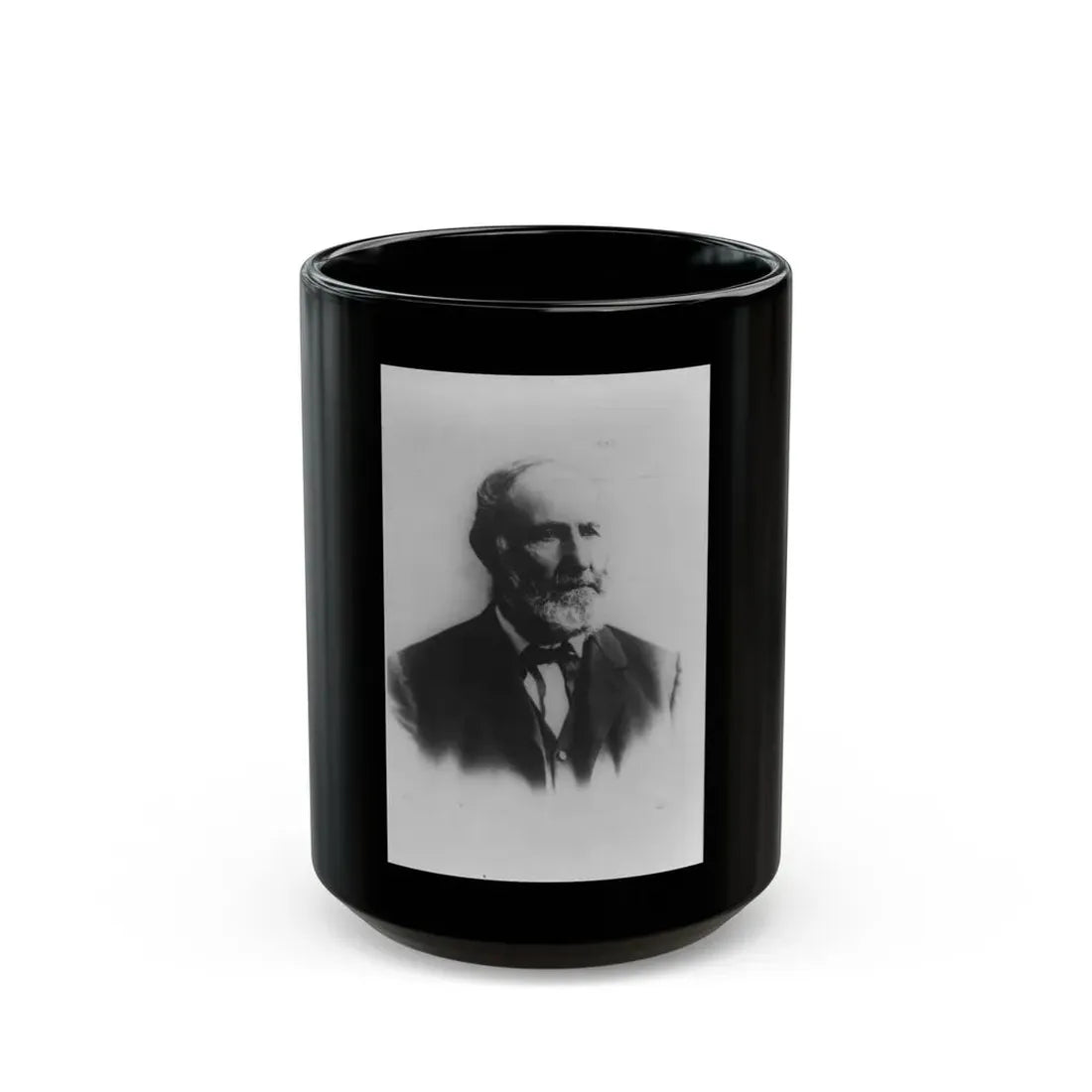 T.T. Garrard, Head-And-Shoulders Portrait, Facing Right (U.S. Civil War) Black Coffee Mug 15oz - Go Mug Yourself
