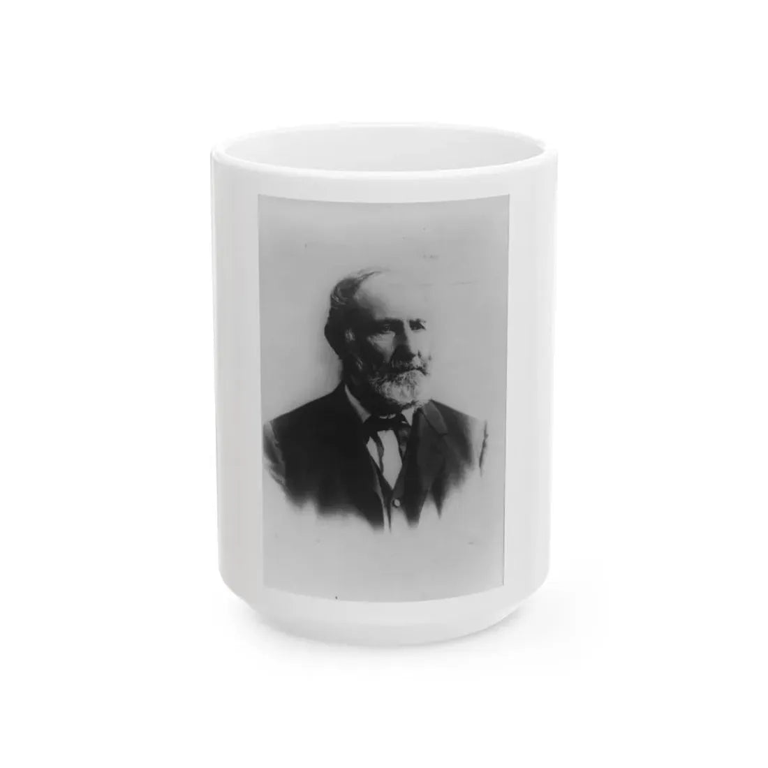 T.T. Garrard, Head-And-Shoulders Portrait, Facing Right (U.S. Civil War) White Coffee Mug 15oz - Go Mug Yourself