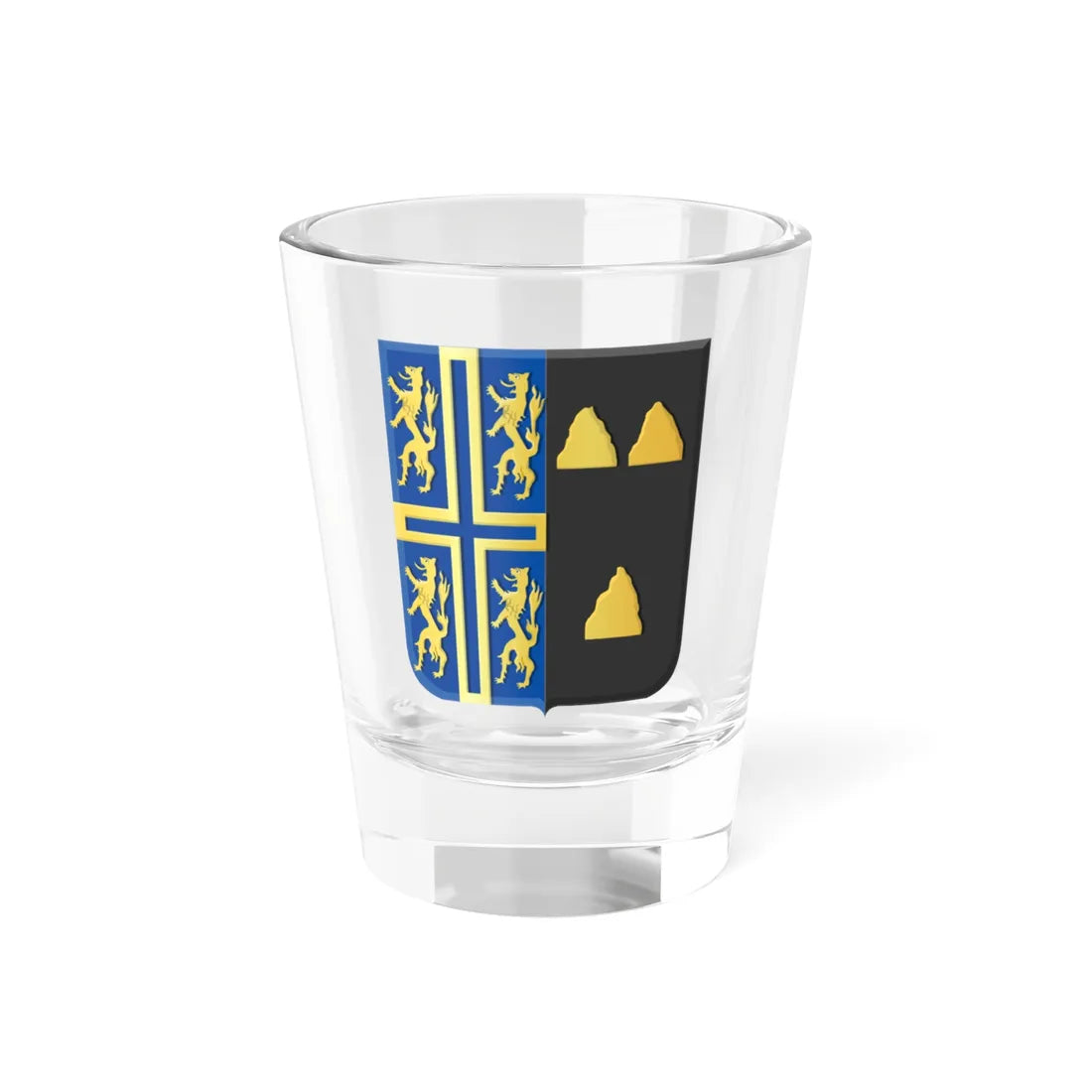 Tubbergen wapen 1971 (Netherlands) (Coat of Arms) Shot Glass 1.5oz 1.5oz - Go Mug Yourself