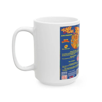 TUBBY THE TUBA (VHS COVER) - White Coffee Mug - Go Mug Yourself