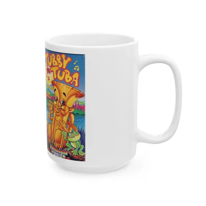 TUBBY THE TUBA (VHS COVER) - White Coffee Mug - Go Mug Yourself