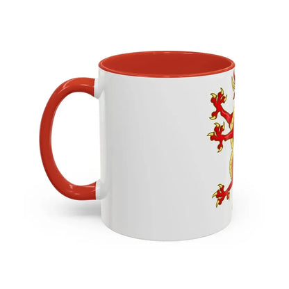 Tudor Dragon Badge - Accent Coffee Mug - Go Mug Yourself