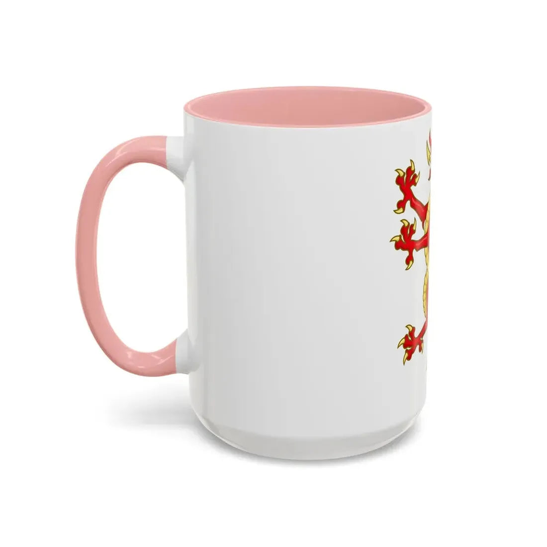 Tudor Dragon Badge - Accent Coffee Mug - Go Mug Yourself