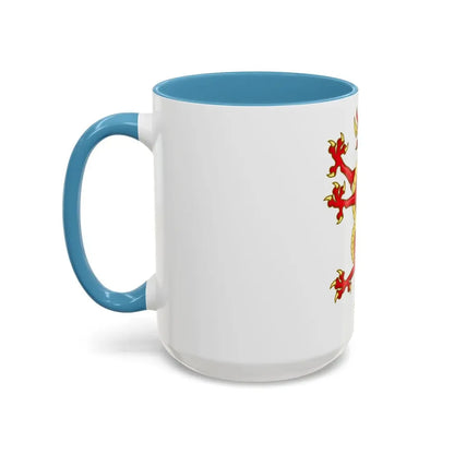 Tudor Dragon Badge - Accent Coffee Mug - Go Mug Yourself