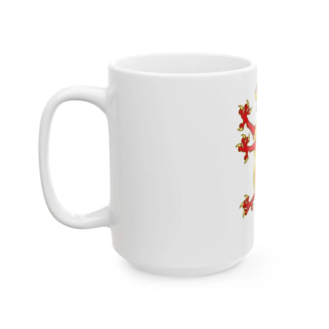 Tudor Dragon Badge - White Coffee Mug - Go Mug Yourself