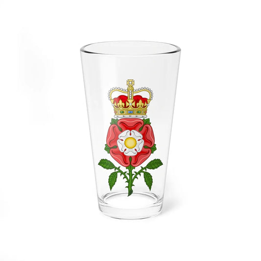 Tudor Rose Royal Badge of England - Pint Glass 16oz-16oz-Go Mug Yourself