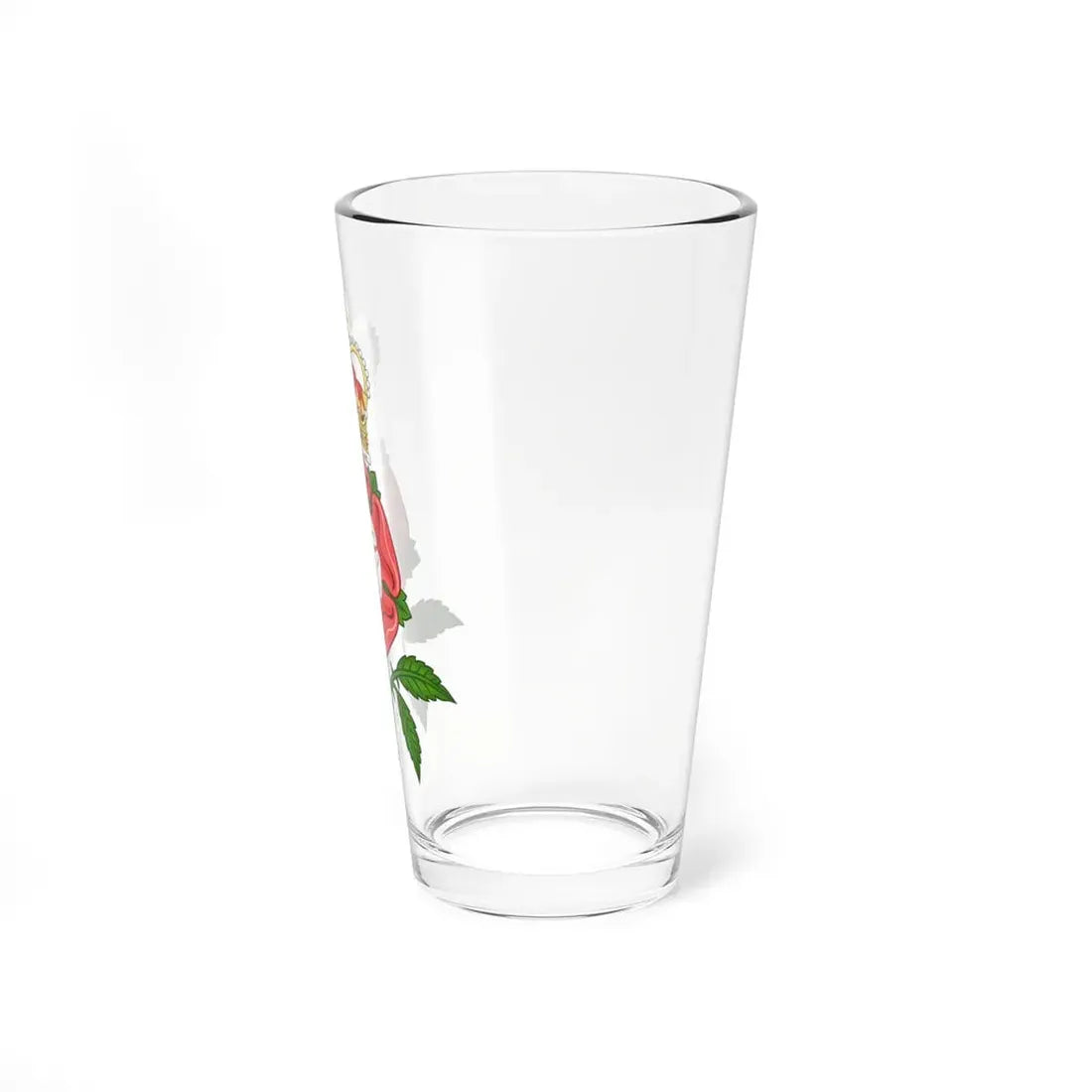 Tudor Rose Royal Badge of England - Pint Glass 16oz - Go Mug Yourself