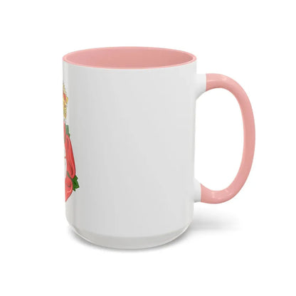 Tudor Rose, royally crowned - Accent Coffee Mug - Go Mug Yourself