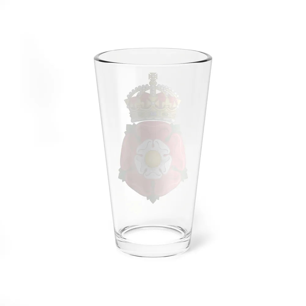 Tudor Rose, royally crowned - Pint Glass 16oz-Go Mug Yourself