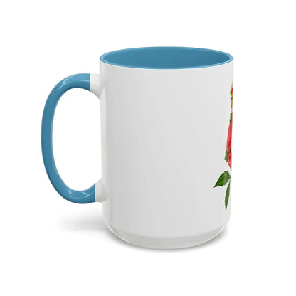 Tudor Rose (Tudor Heraldry) - Accent Coffee Mug - Go Mug Yourself