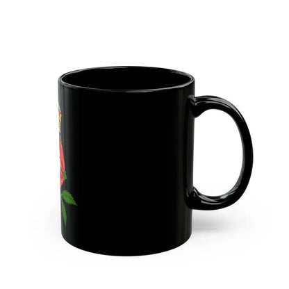 Tudor Rose (Tudor Heraldry) - Black Coffee Mug - Go Mug Yourself
