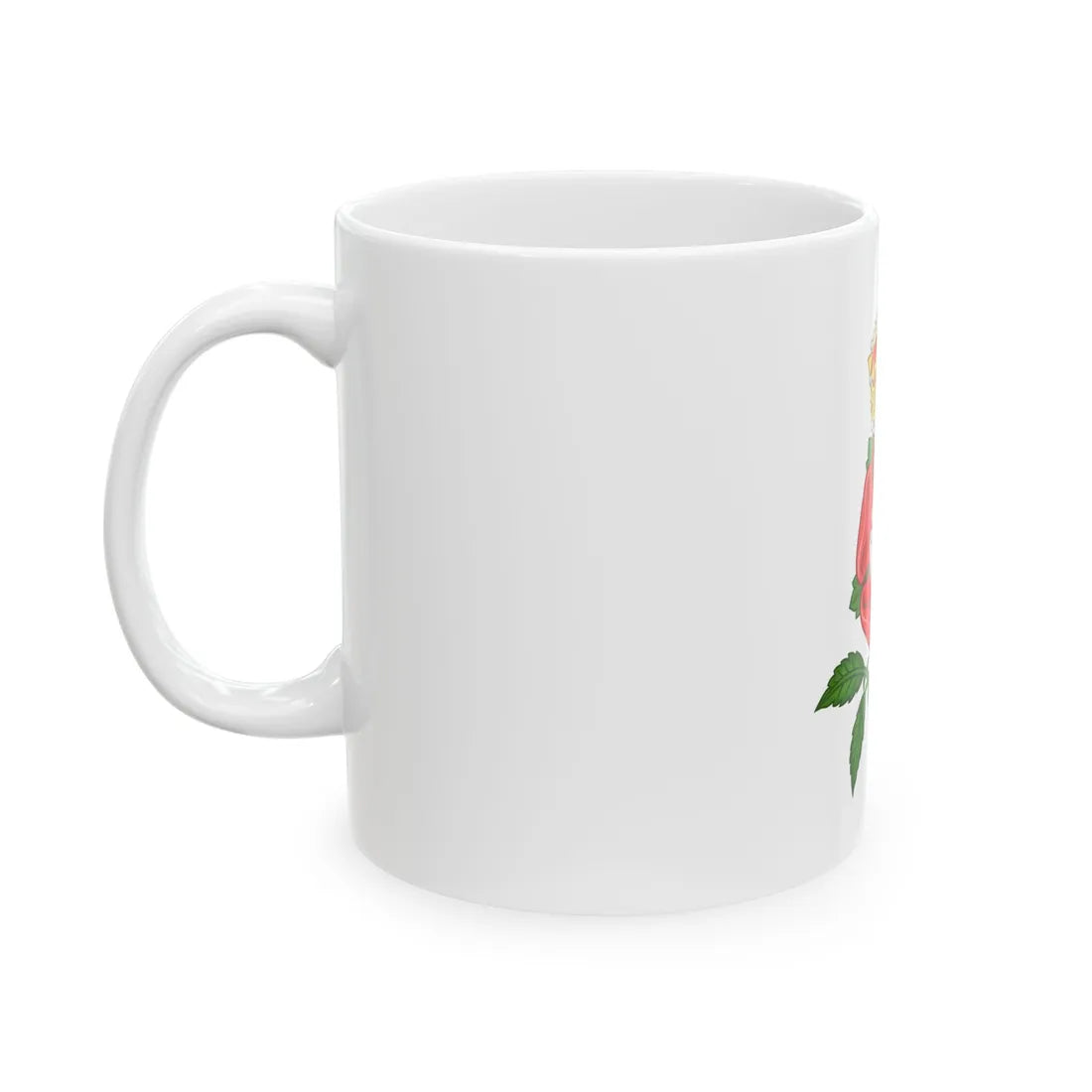 Tudor Rose (Tudor Heraldry) - White Coffee Mug - Go Mug Yourself