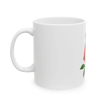 Tudor Rose (Tudor Heraldry) - White Coffee Mug - Go Mug Yourself
