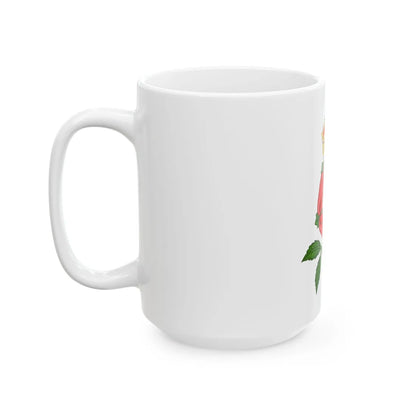 Tudor Rose (Tudor Heraldry) - White Coffee Mug - Go Mug Yourself