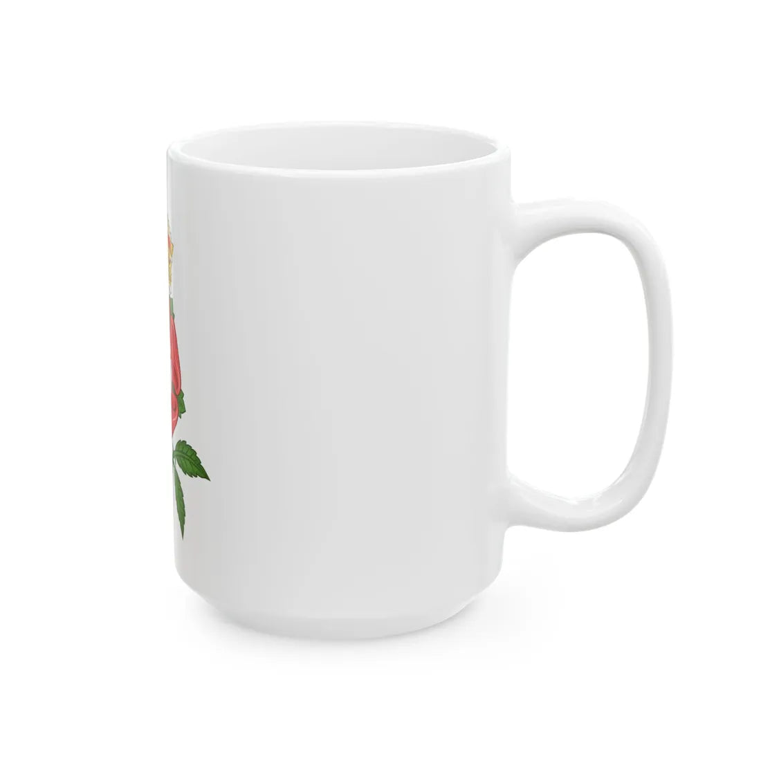 Tudor Rose (Tudor Heraldry) - White Coffee Mug - Go Mug Yourself