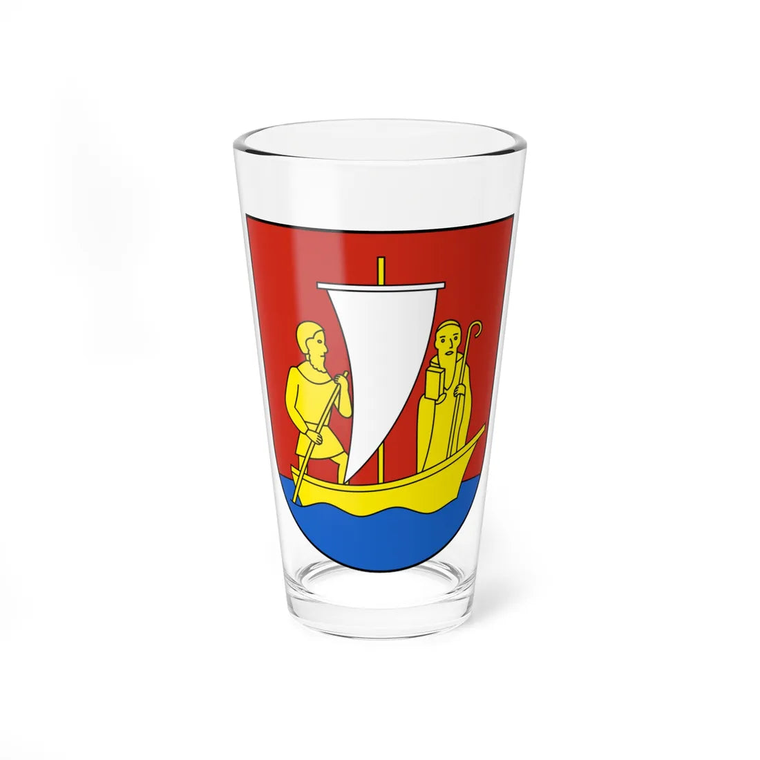 Tuggen-blazon (Switzerland) (Coat of Arms) Pint Glass 16oz 16oz - Go Mug Yourself