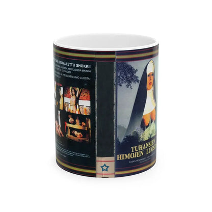 TUHANSIEN HIMOJEN LUOSTARI (VHS COVER) - White Coffee Mug 11oz - Go Mug Yourself