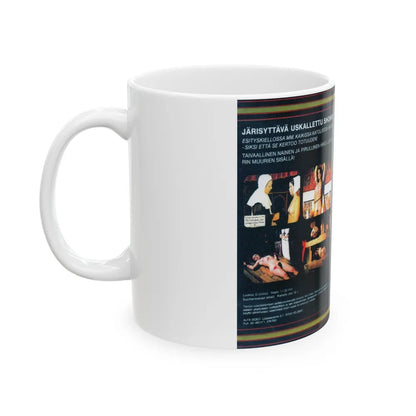 TUHANSIEN HIMOJEN LUOSTARI (VHS COVER) - White Coffee Mug-Go Mug Yourself