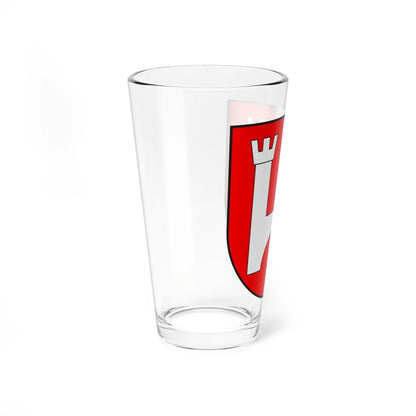 Tujetsch wappen (Switzerland) (Coat of Arms) Pint Glass 16oz - Go Mug Yourself