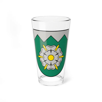 Tukuma novads COA (Latvia) (Coat of Arms) Pint Glass 16oz 16oz - Go Mug Yourself
