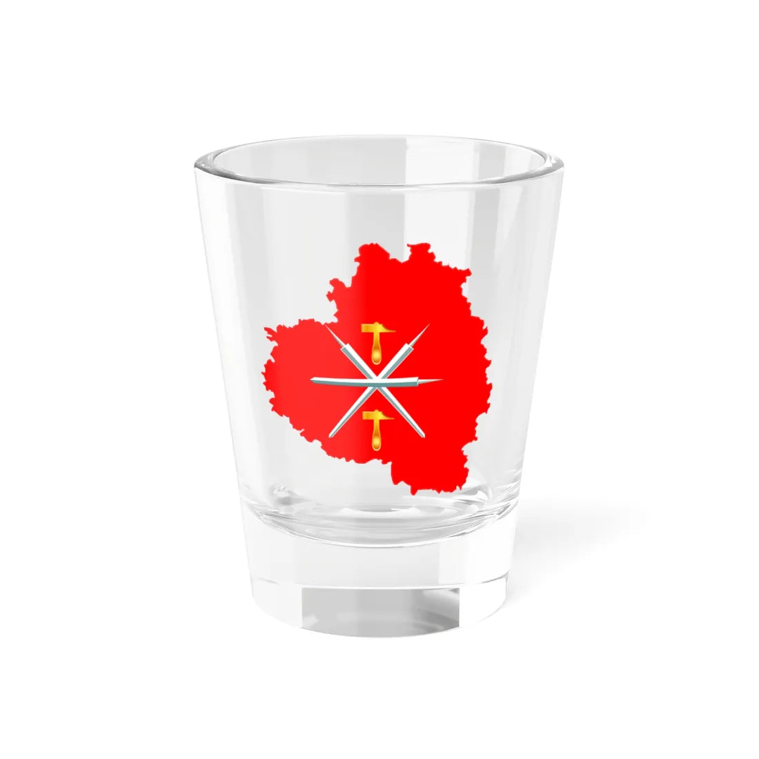 Tula-obl-geo-stub (Russia) Shot Glass 1.5oz 1.5oz - Go Mug Yourself