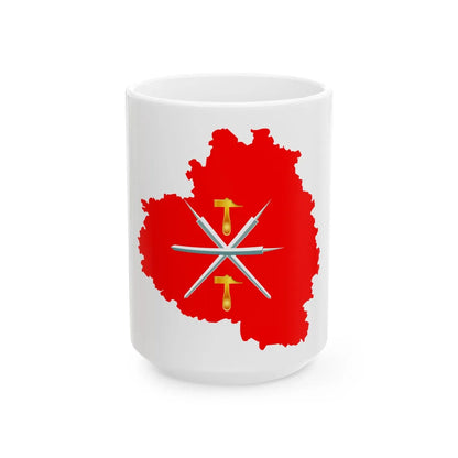 Tula-obl-geo-stub (Russia) White Coffee Mug 15oz - Go Mug Yourself