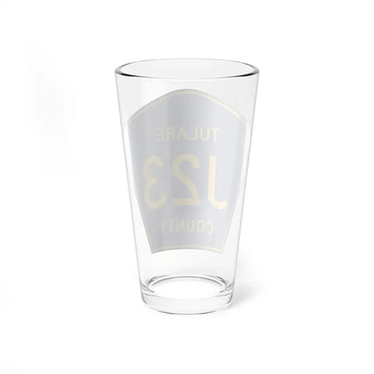 Tulare County J23 (California) (Road Sign) Pint Glass 16oz - Go Mug Yourself