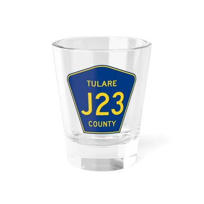 Tulare County J23 (California) (Road Sign) Shot Glass 1.5oz 1.5oz - Go Mug Yourself